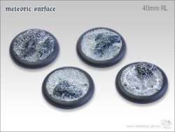 Meteoric Surface Bases - 40mm Round Lip (2)